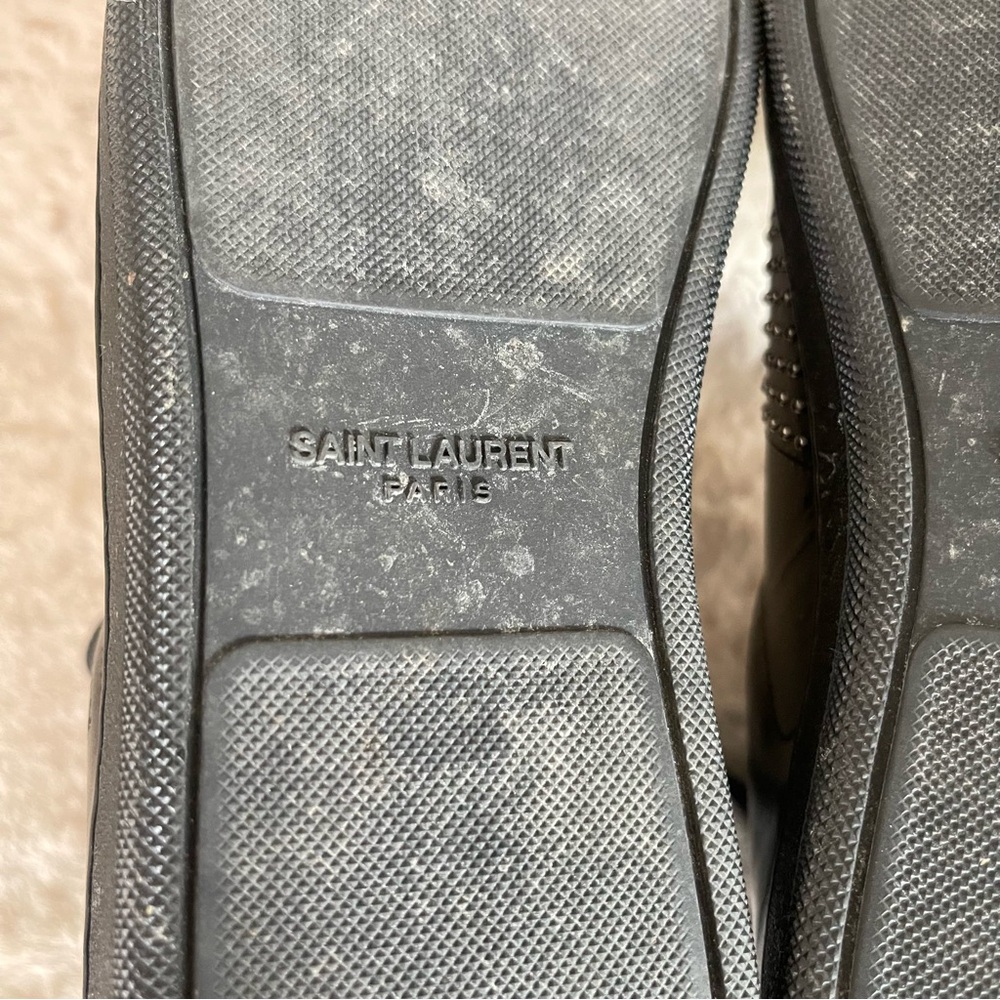 Yves Saint Laurent Black High-Top Sneakers - Picture 7 of 12